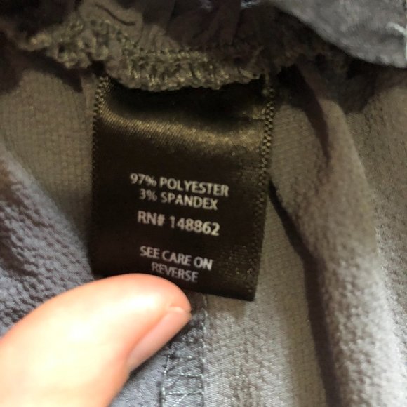 Torrid grey blue cropped crepe pants size 1 - Picture 4 of 8